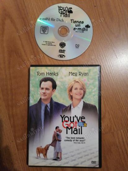 YOU’VE GOT MAIL - Tom Hanks Meg Ryan -DVD FİLM-115 DAKİKA -Yabancı Basımdır Türkçe Altyazı Vardır