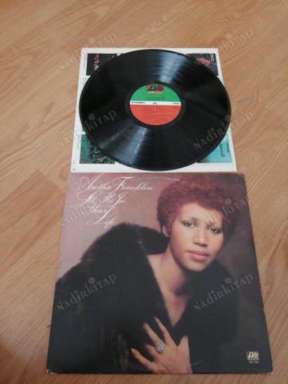 ARETHA FRANKLIN - LET ME IN YOUR LIFE  - 1974 USA  BASIM  33 LÜK LP  PLAK