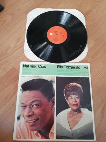 NAT KING COLE & ELLA FITZGERALD  -  USA DÖNEM BASIM  33 LÜK LP  PLAK