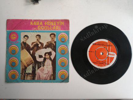 KIRKLARELİLİ KARA HÜSEYİN VE OĞULLARI - YÜKSEK YÜKSEK TEPELER / TEPECİK OYUN HAVASI  - 45 LİK YERLİ PLAK