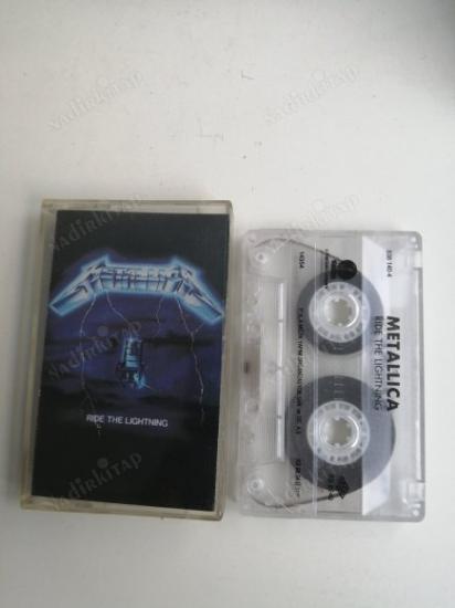 METALLICA - RIDE THE LIGHTNING  - 1998 TÜRKİYE BASIM KASET ALBÜM