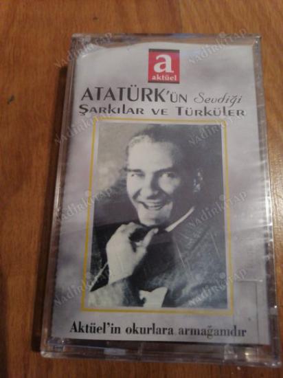 ATATÜRK’ÜN SEVDİĞİ ŞARKILAR VE TÜRKÜLER  -  TÜRKİYE BASIM KASET ALBÜM - AÇILMAMIŞ AMBALAJINDA