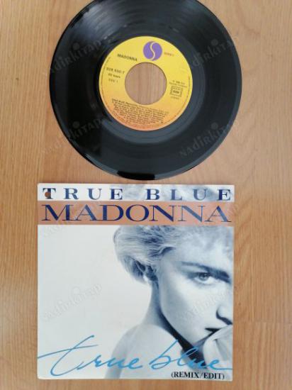 MADONNA - TRUE BLUE 1986 FRANSA BASIM 45 LİK PLAK