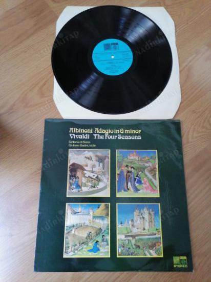 VIVALDI - THE FOUR SEASONS  / DÖRT MEVSİM - SINFONIA DI SIENA  - 1976 İNGİLTERE  BASIM  LP 33 LÜK PLAK