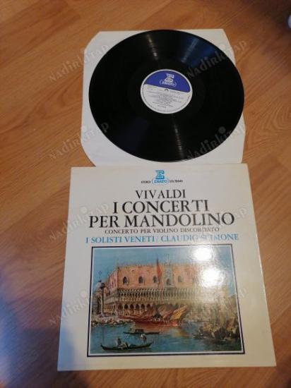 VIVALDI - I CONCERTI PER MANDOLINO - I SOLISTI VENETI  - 1977 İTALYA   BASIM  LP 33 LÜK PLAK