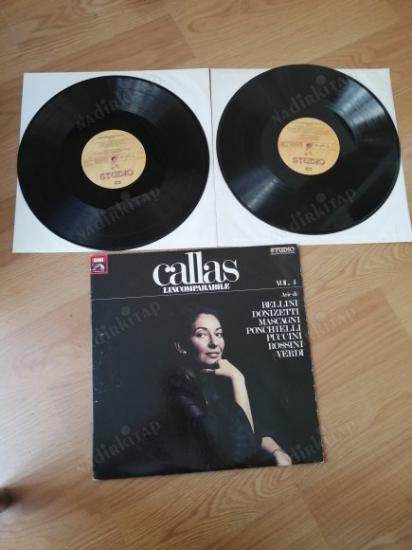 MARIA CALLAS - L´INCOMPARABILE Vol. 4  - 2 LP - 1984 İTALYA  BASIM DOUBLE LP ALBÜM