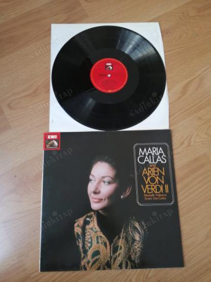 MARIA CALLAS -SINGS VERDI ARIAS II - 1959 ALMANYA  BASIM LP ALBÜM