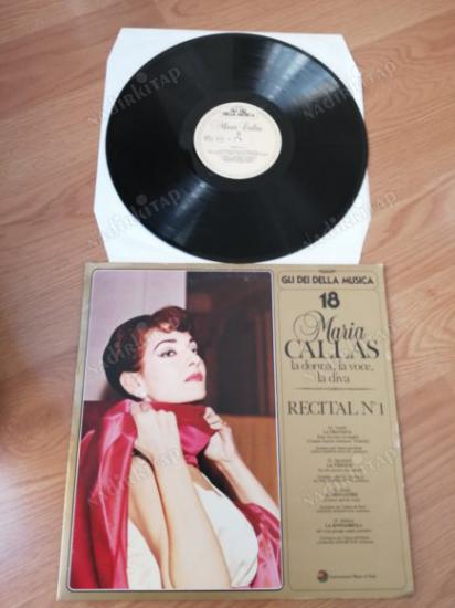 MARIA CALLAS - RECITAL NO:1  - 1981 İTALYA BASIM LP ALBÜM