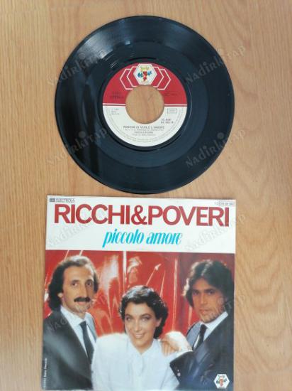 RICCHI & POVERI - PICCOLO AMORE - 1982 ALMANYA BASIM 45 LİK PLAK