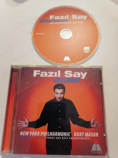 FAZIL SAY - GERSHWIN / NEW YORK PHILHARMONIC KURT MASUR- 1999 ALMANYA  BASIM  CD ALBÜM