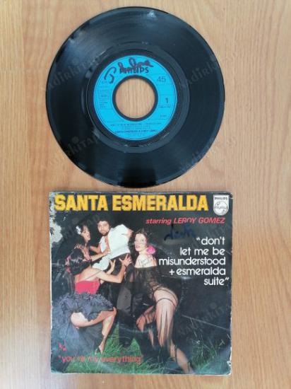 SANTA ESMERALDA - DON’T LET ME BE MISUNDERSTOOD - 1977 FRANSA BASIM 45 LİK PLAK