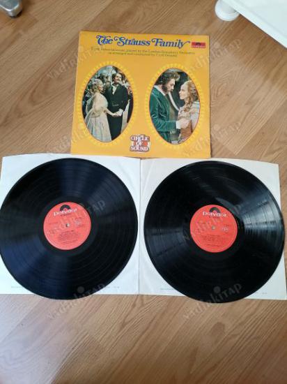 STRAUSS FAMILY - LONDRA SENFONİ ORKESTRASI -  2 LP - 1972 İNGİLTERE  BASIM DOUBLE  LP ALBÜM