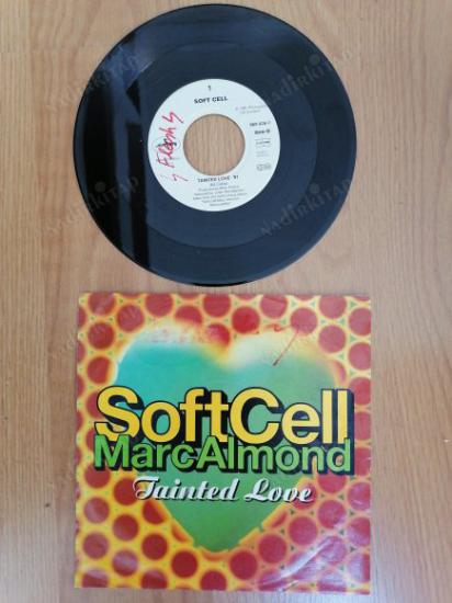SOFT CELL / MARC ALMOND  - TAINTED LOVE 1982 ALMANYA BASIM 45 LİK PLAK