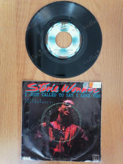 STEVIE WONDER - I JUST CALLED TO SAY I LOVE YOU - 1984 ALMANYA BASIM 45 LİK PLAK