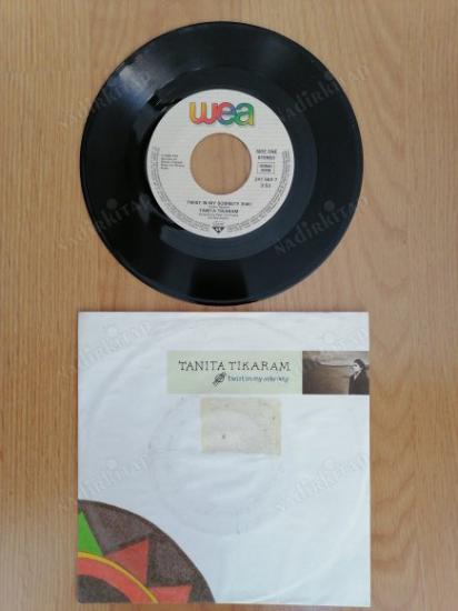 TANITA TIKARAM - TWISTING IN MY SOBRIETY - 1988 ALMANYA BASIM 45 LİK PLAK