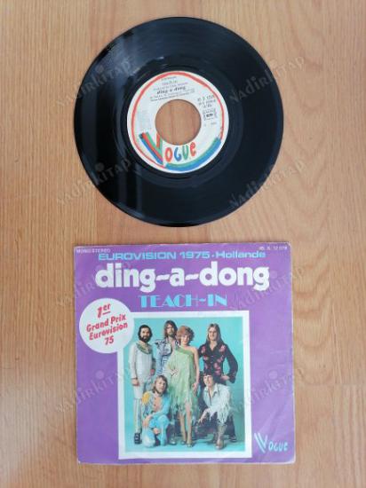 TEACH IN - DING A DONG - 1975 FRANSA BASIM 45 LİK PLAK