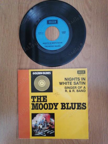 THE MOODY BLUES - NIGHTS IN WHITE SATIN - 1979 BELÇİKA BASIM 45 LİK PLAK