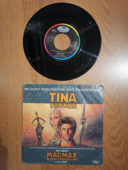 TINA TURNER - WE DON’T NEED ANOTHER HERO ( MAD MAX 3 SOUNDTRACK ) 1985 ALMANYA BASIM 45 LİK PLAK