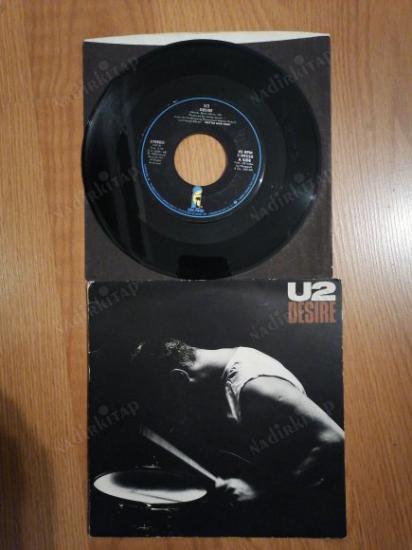 U2 - DESIRE - 1988 USA BASIM 45 LİK PLAK