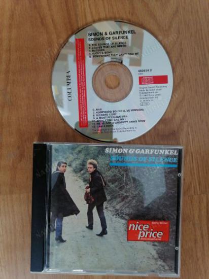 SIMON & GARFUNKEL - SOUNDS OF SILENCE -  AVRUPA  BASIM CD ALBÜM