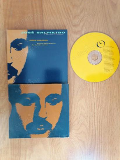 JOSE SALPIETRO - Aires Cubanos Four Cuban Pieces By Leo Brouwer -  1992 ALMANYA BASIM MAXI SINGLE CD ALBÜM