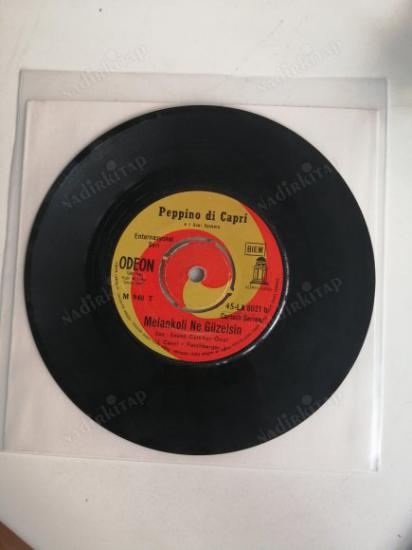 PEPPINO DI CAPRI - MELANKOLİ NE GÜZELSİN / TOPLESS - KAPAKSIZ  45 LİK PLAK