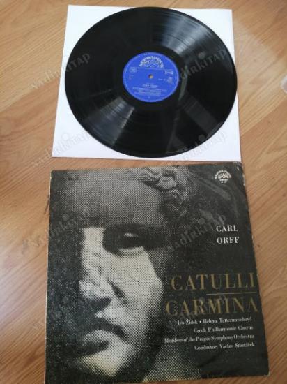 CARL ORFF - CATULLI CARMINA - Prag Senfoni Orkestrası  - 1965 ÇEKOSLAVAKYA  BASIM LP ALBÜM