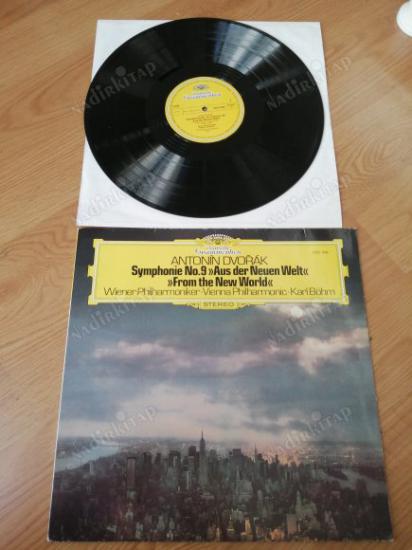 DVORAK - From The New World /Symphonie Nr.9 (5) Op. 95  - BÖHM & VİYANA FİLARMONİ- 1979 ALMANYA  BASIM LP ALBÜM - 33 LÜK PLAK - DEUTSCHE GRAMMOPHON