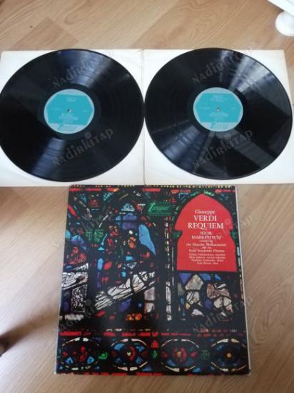 VERDI - REQUIEM - MOSKOVA FİLARMONİ ORKESTRASI - 2 LP - 1968 USA  BASIM - DOUBLE LP 33’LÜK PLAK