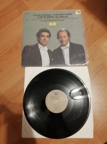 Placido Domingo / Carlo Maria Giulini - Los Angeles Philharmonic Orchestra – OPERN-GALA - 1987 DOĞU ALMANYA   BASIM LP ALBÜM - DEUTSCHE GRAMMOPHON