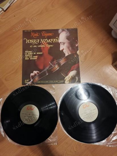 YOSKA NEMETH ET SON ORCHESTRE TZIGANE  - NUIT TZIGANE  - 2 LP -1986 FRANSA  BASIM DOUBLE  LP ALBÜM