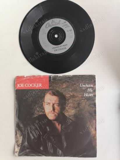 JOE COCKER  - UNCHAIN MY HEART  - 1987  İNGİLTERE  BASIM 45 LİK PLAK