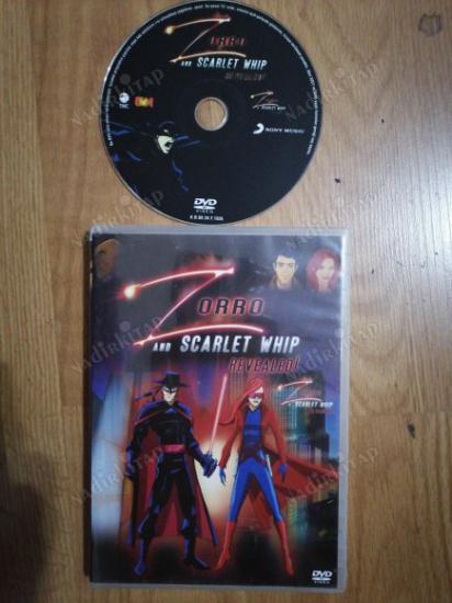 ZORRO VE SCARLET WHIP İŞ BAŞINDA / ZORRO AND SCARLET WHIP REVEALED  -TÜRKİYE BASIM ANİMASYON DVD FİLM - 80 DAKİKA