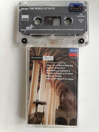 THE WORLD OF BACH - 1994 TÜRKİYE BASIM KASET ALBÜM