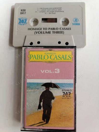 Homage to PABLO CASALS VOL 3 - SUUDİ ARABİSTAN  BASIM NADİR KASET ALBÜM