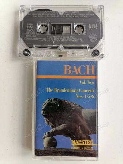 BACH - THE BRANDENBURG CONCERTI NOS. 4-5-6 VOL TWO  -  1988 USA BASIM NADİR KASET ALBÜM