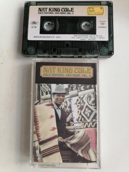 NAT KING COLE - COLE ESPANOL AND MORE VOL. 2 -  1988 TÜRKİYE  BASIM KASET ALBÜM - KAĞITLI İLK BASIM