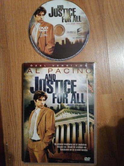 ...HERKES İÇİN ADALET / ...AND JUSTICE FOR ALL - BİR NORMAN JEWISON FİLMİ  - 114 DAKİKA   DVD FİLM TÜRKİYE BASIM