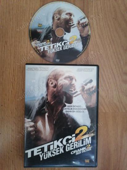TETİKÇİ 2 YÜKSEK GERİLİM / CRANK 2 HIGH VOLTAGE - JASON STATHAM -  85 DAKİKA   DVD FİLM  TÜRKİYE BASIM