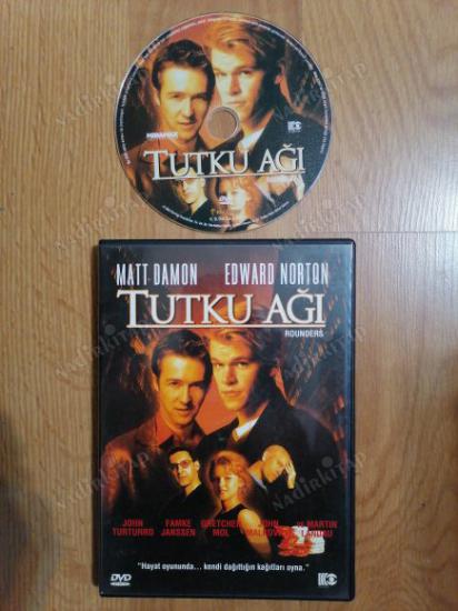 TUTKU AĞI / ROUNDERS  - MATT DAMON / EDWARD NORTON   - 92 DAKİKA  DVD FİLM TÜRKİYE BASIM