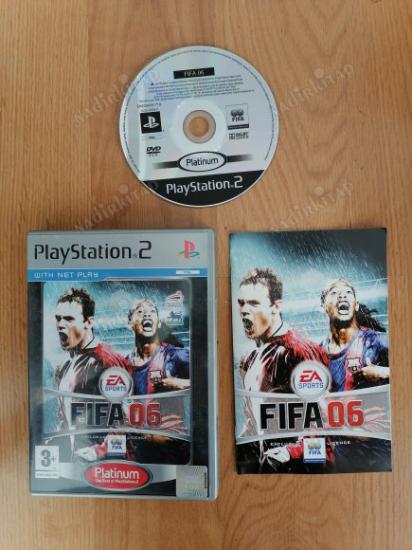 PLAYSTATION 2 - FIFA 06 - KİTAPÇIKLI - LİSANSLI ORJİNAL - KONAMI