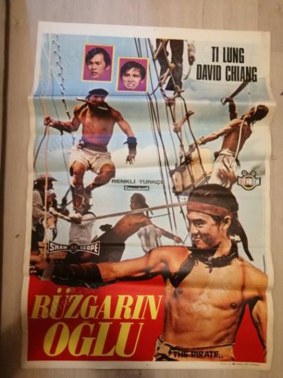 RÜZGARIN OĞLU - TI LUNG / DAVID CHIANG - 70X100 CM EBATLARINDA FİLM AFİŞİ