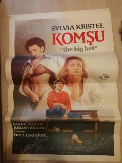 THE BIG BET ( KOMŞU ) - SYLVIA KRISTEL - 70X100 CM EBATLARINDA FİLM AFİŞİ