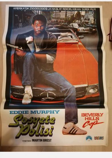 BEVERLY HILLS COP ( SOSYETE POLİSİ ) - EDDIE MURPHY - 70X100 CM EBATLARINDA FİLM AFİŞİ