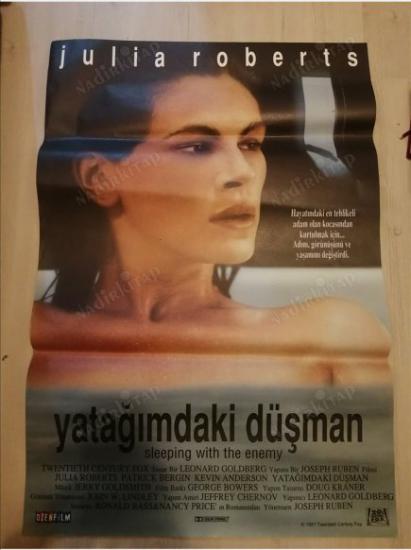 SLEEPING WITH THE ENEMY ( YATAĞIMDAKİ DÜŞMAN ) JULIA ROBERTS  - 70X100 CM EBATLARINDA FİLM AFİŞİ