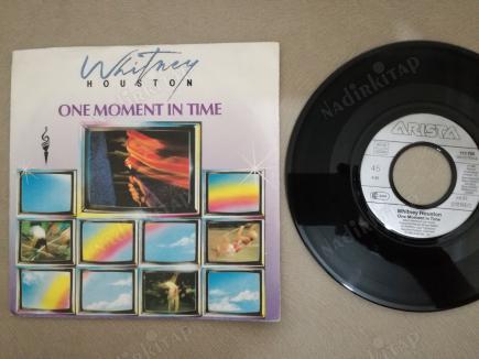 WHITNEY HOUSTON - ONE MOMENT IN TIME - 1988 ALMANYA BASIM 45 LİK PLAK