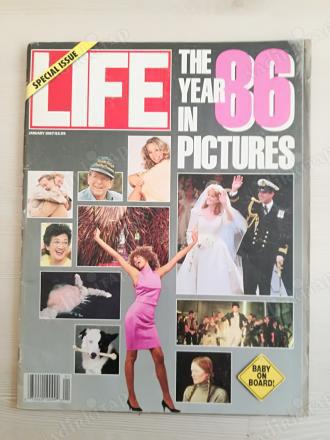 LIFE SPECIAL ISSUE -THE YEAR 1986 IN PICTURES-JANUARY 1987 CHALLENGER FACİASININ AYRINTILI FOTOĞRAFLARI