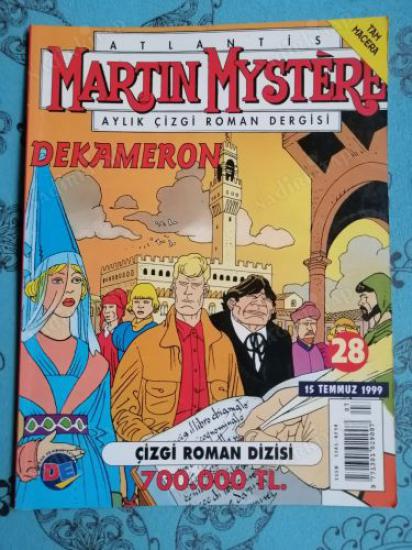 ATLANTİS MARTIN MYSTERE Aylık Çizgi Roman Dergisi Sayı: 28  -  DEKAMERON