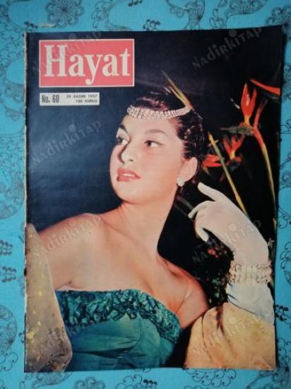 HAYAT DERGİSİ - 29 Kasım 1957 No:60 Orta Sayfa:Küçüksu Sırtlarından İstanbul ,Afrikalı Nadir Ağa