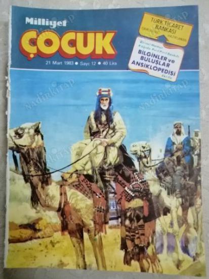 MİLLİYET ÇOCUK Dergisi 21 MART 1983 Sayı: 12 (Bilginler Ve Buluşlar Ansiklopedisi  Ekİ Ortasındadır)